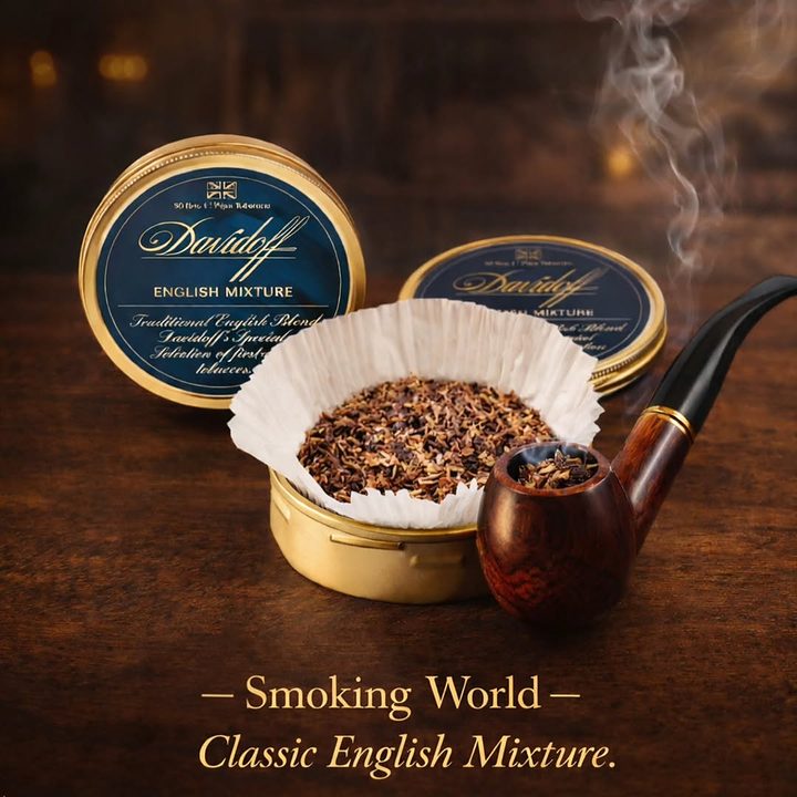 Instagram post: Smoking World — Classic English Mixture